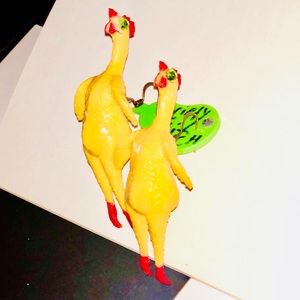 “DrunkenChickens” #SocietyBitch original earrings